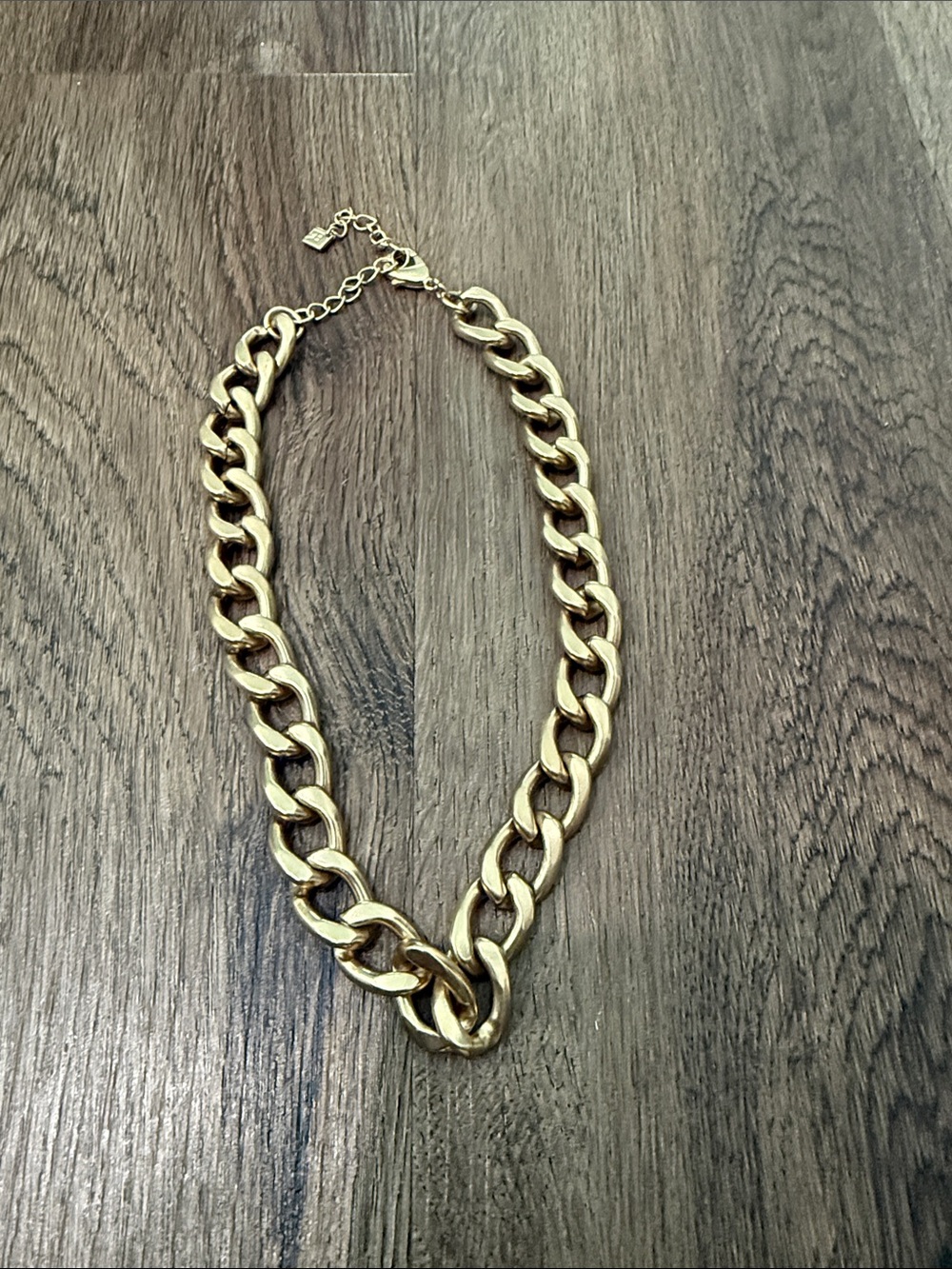 BANANA REPUBLIC Gold Statement Chain Necklace -